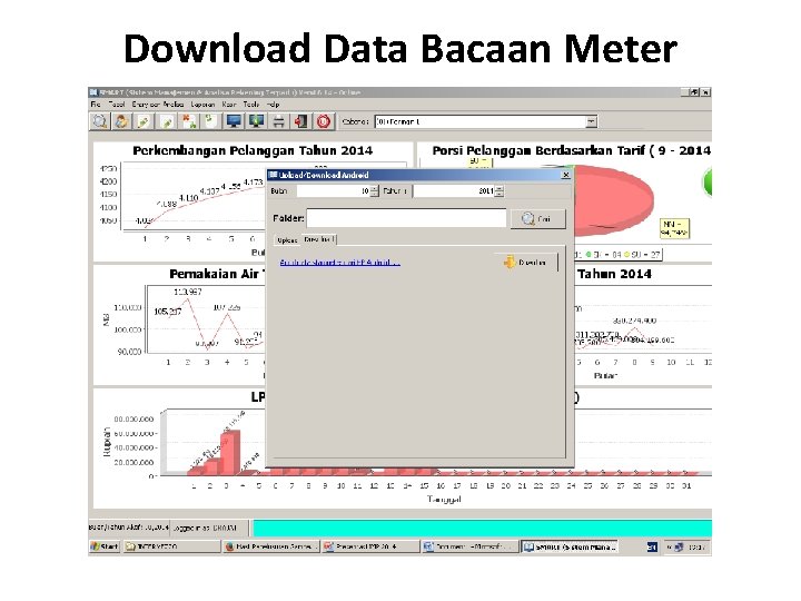 Download Data Bacaan Meter Pelanggan 