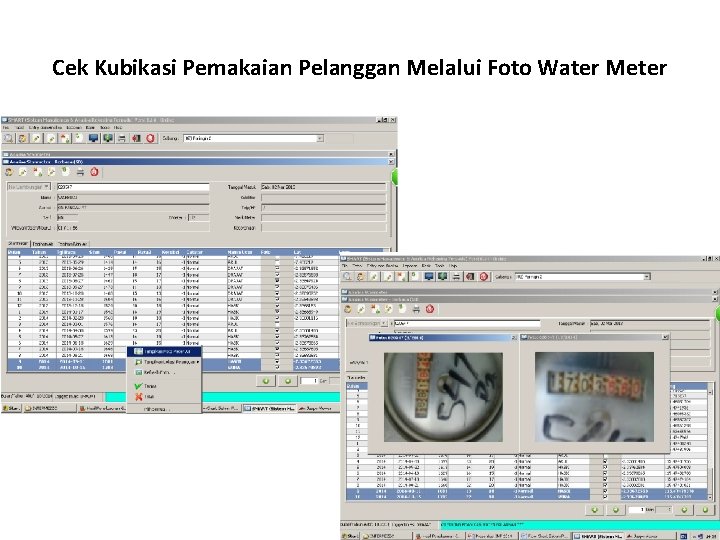 Cek Kubikasi Pemakaian Pelanggan Melalui Foto Water Meter 