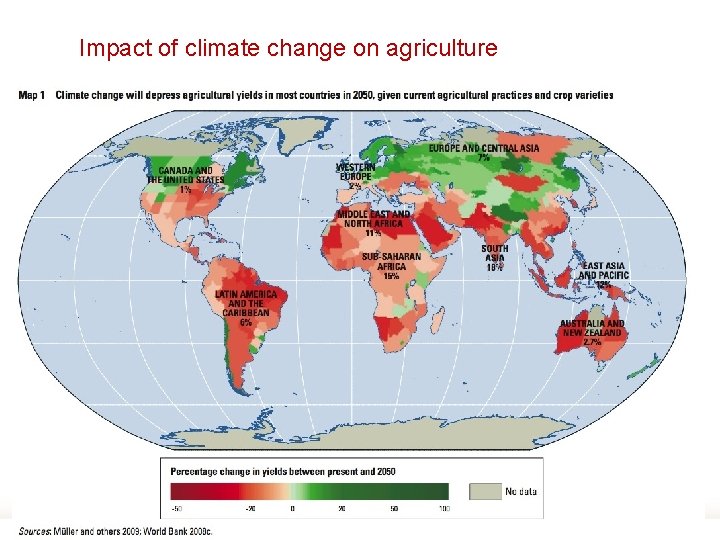 Impact of climate change on agriculture 16 