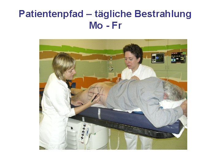 Patientenpfad – tägliche Bestrahlung Mo - Fr 