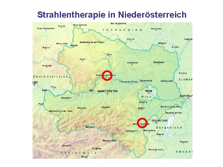 Strahlentherapie in Niederösterreich 