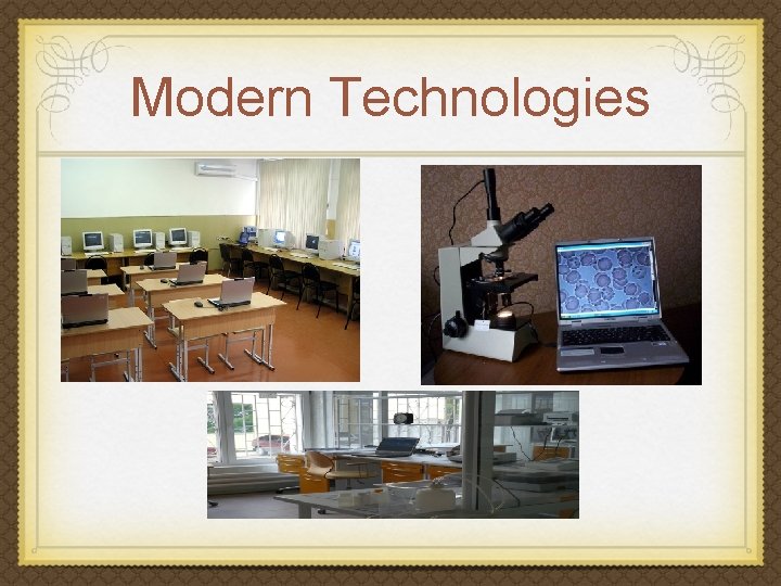 Modern Technologies 
