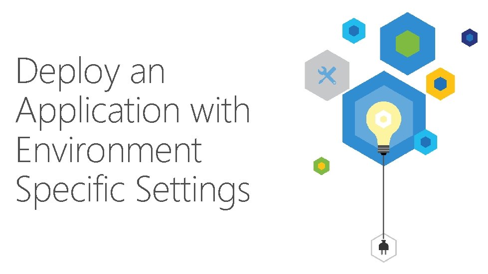 Deploy an Application with Environment Specific Settings 