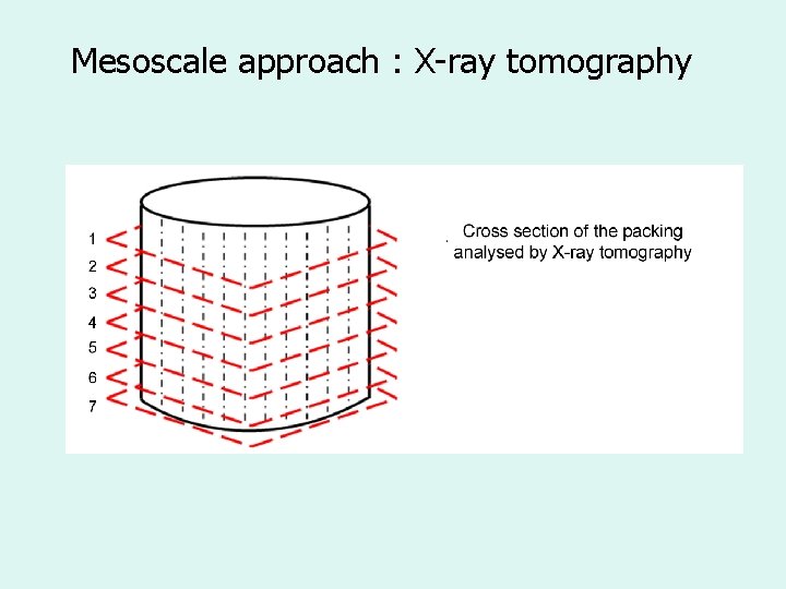 Mesoscale approach : X-ray tomography 