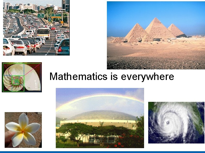 Mathematics is everywhere 