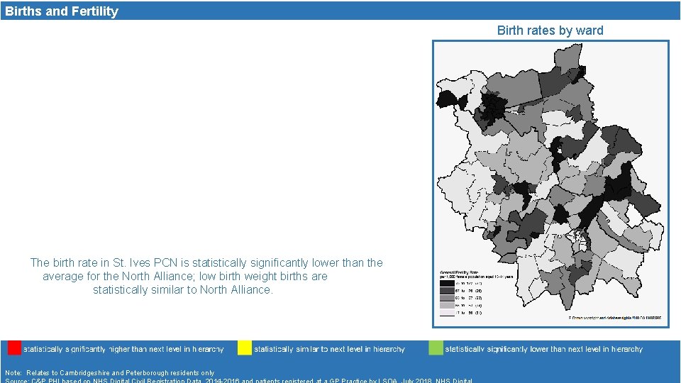 Births and Fertility Birth rates by ward The birth rate in St. Ives PCN