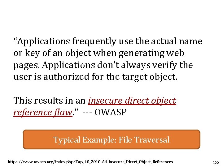 “Applications frequently use the actual name or key of an object when generating web