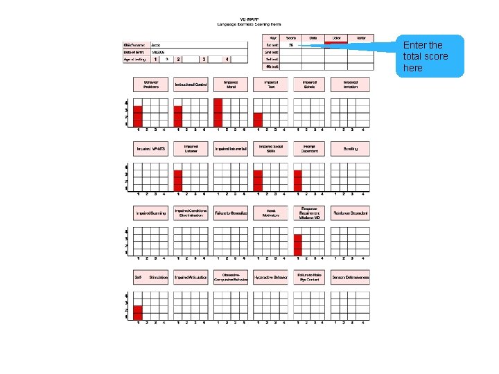 Enter the total score here 