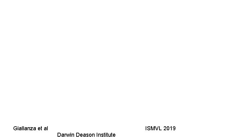Giallanza et al ISMVL 2019 Darwin Deason Institute 