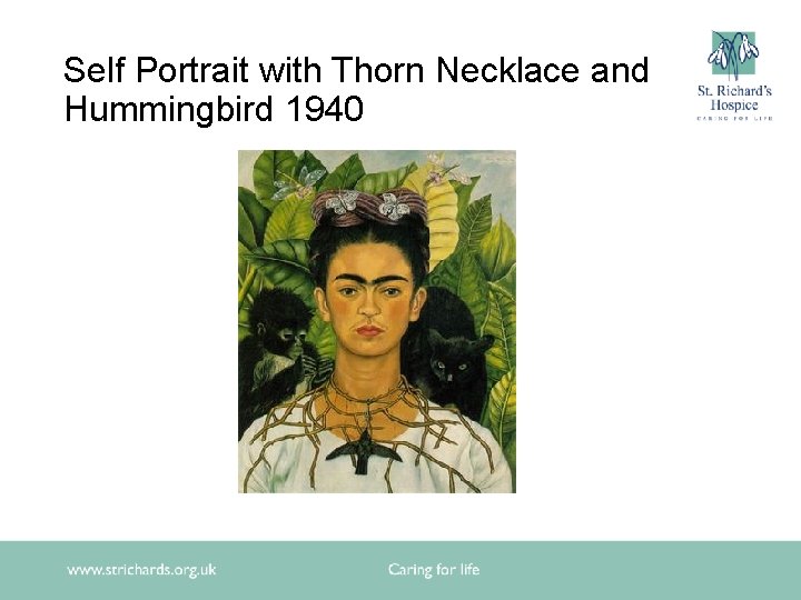 Self Portrait with Thorn Necklace and Hummingbird 1940 