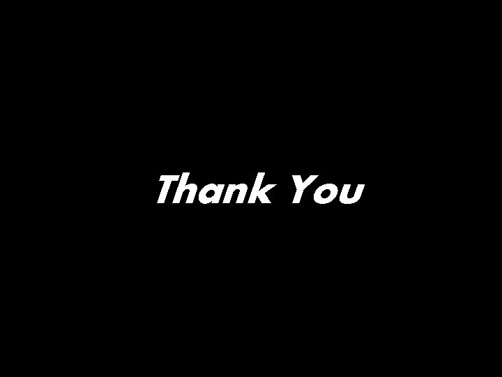 Thank You 
