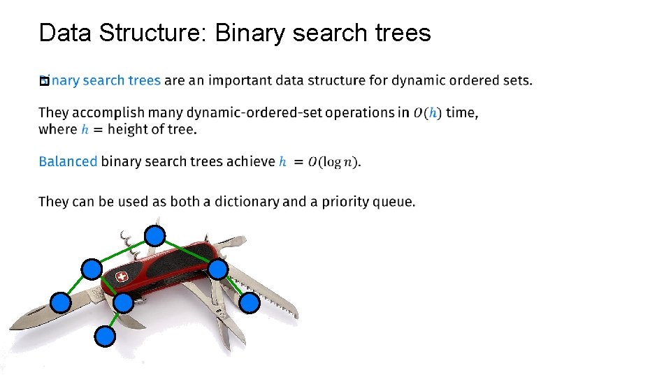 Data Structure: Binary search trees p 