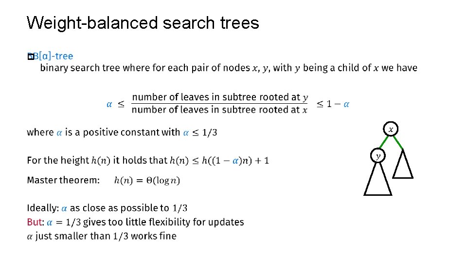 Weight-balanced search trees p 