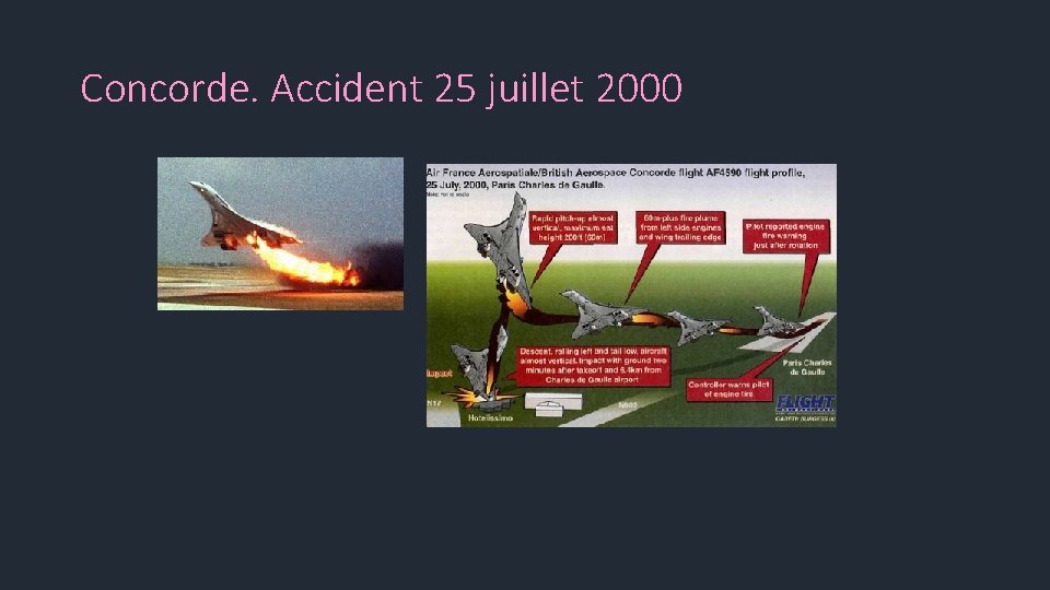 Concorde. Accident 25 juillet 2000 