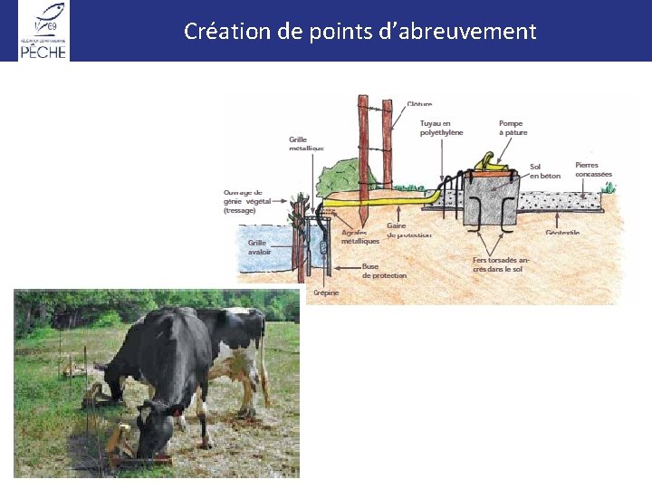 Création de points d’abreuvement 