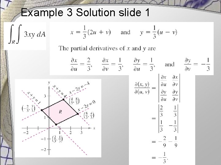 Example 3 Solution slide 1 