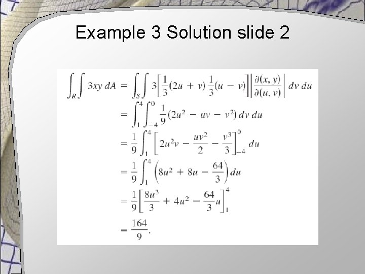 Example 3 Solution slide 2 