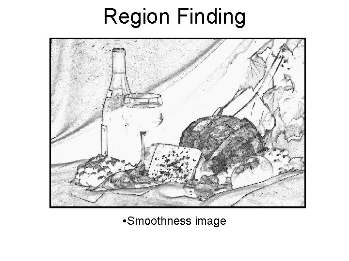 Region Finding • Smoothness image 