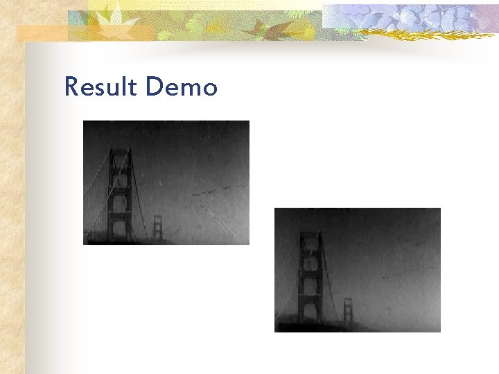 Result Demo 