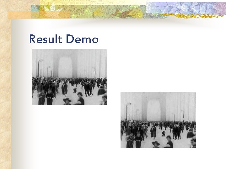 Result Demo 