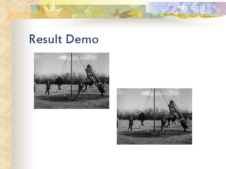 Result Demo 
