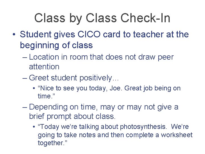 Magma Ranch K8 PBIS Tier II Check InCheckOut