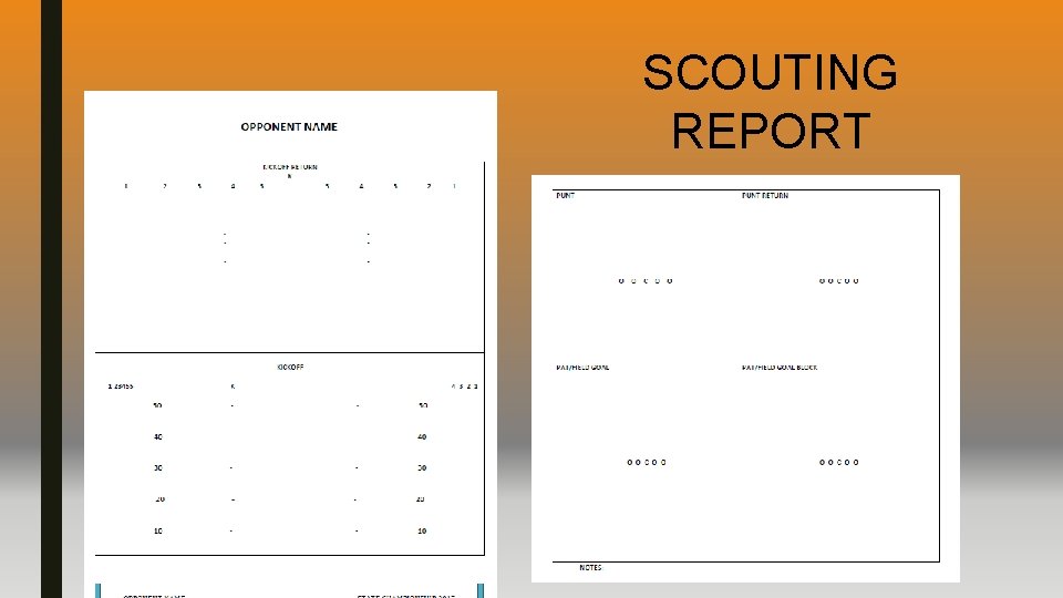 SCOUTING REPORT 