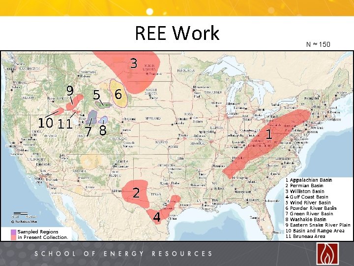 REE Work N ≈ 150 