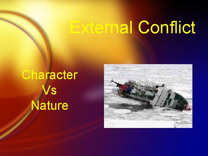 External Conflict Character Vs Nature 