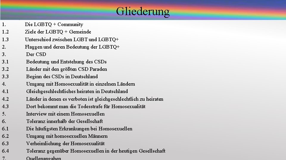 Gliederung 1. 1. 2 1. 3 2. 3. 3. 1 3. 2 3. 3