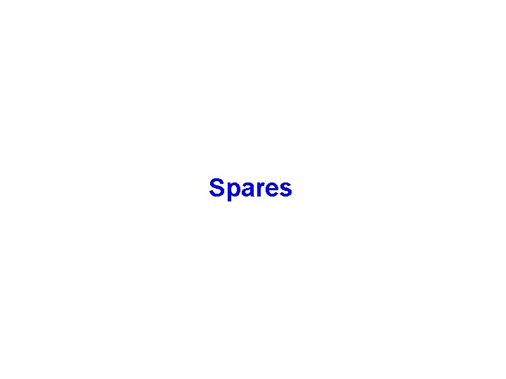 Spares 