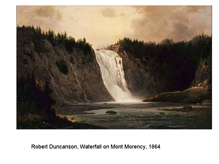 Robert Duncanson, Waterfall on Mont Morency, 1864 