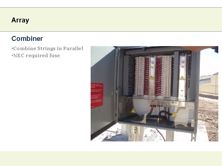 Array Combiner • Combine Strings in Parallel • NEC required fuse 