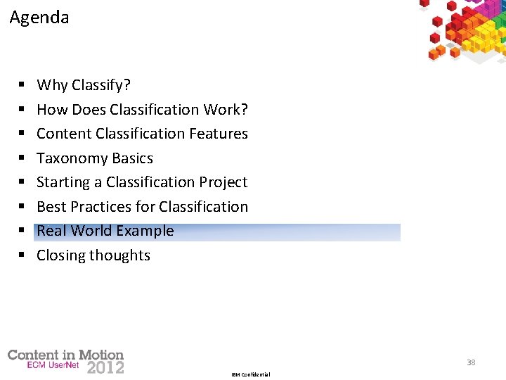 Agenda § § § § Why Classify? How Does Classification Work? Content Classification Features