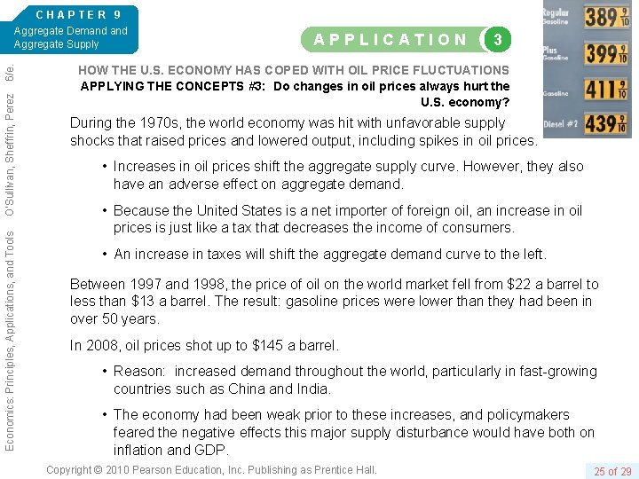Economics: Principles, Applications, and Tools O’Sullivan, Sheffrin, Perez 6/e. CHAPTER 9 Aggregate Demand Aggregate