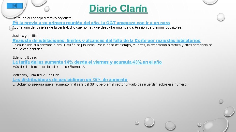 Diario Clarín Se reúne el consejo directivo cegetista En la previa a su primera