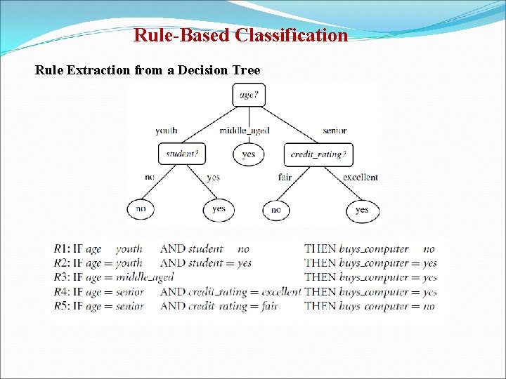 Rule-Based Classification Rule Extraction from a Decision Tree 