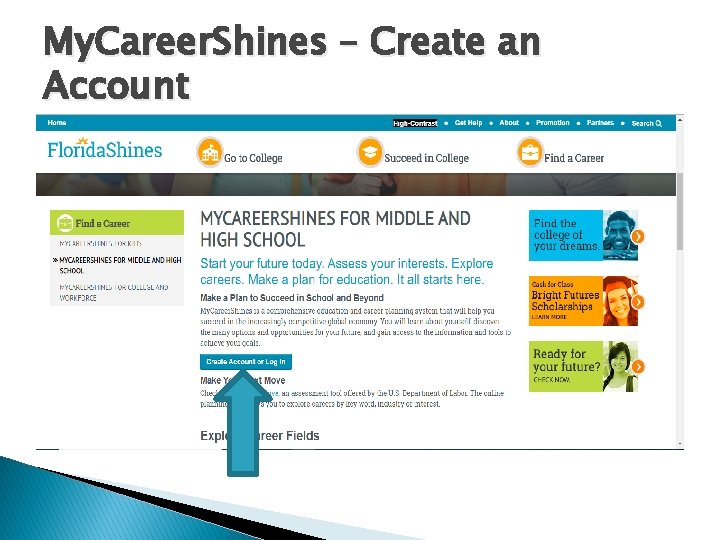 My. Career. Shines – Create an Account 