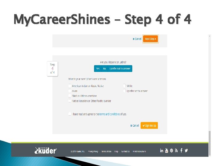 My. Career. Shines – Step 4 of 4 