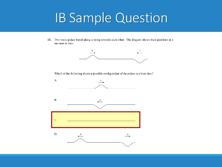 IB Sample Question 