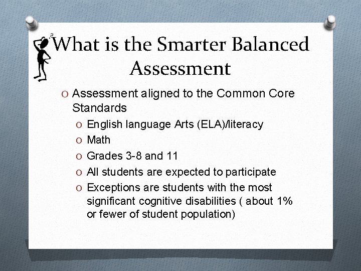 What is the Smarter Balanced Assessment O Assessment aligned to the Common Core Standards