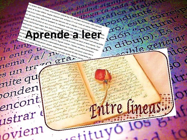 Aprende a leer 
