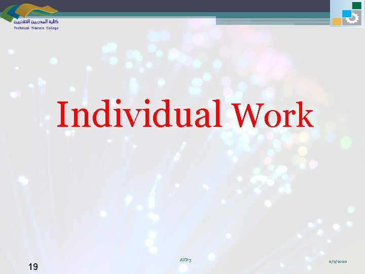 Individual Work 19 AVP-3 2/2/2022 