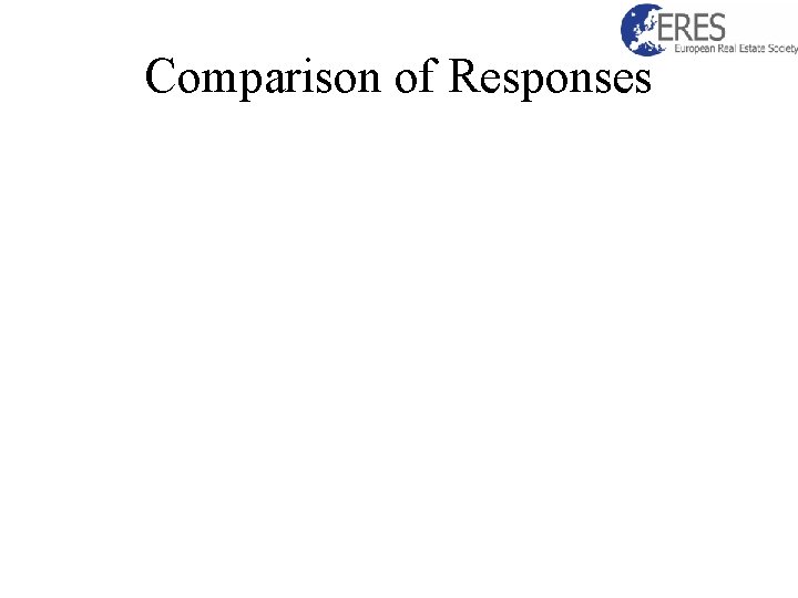 Comparison of Responses 