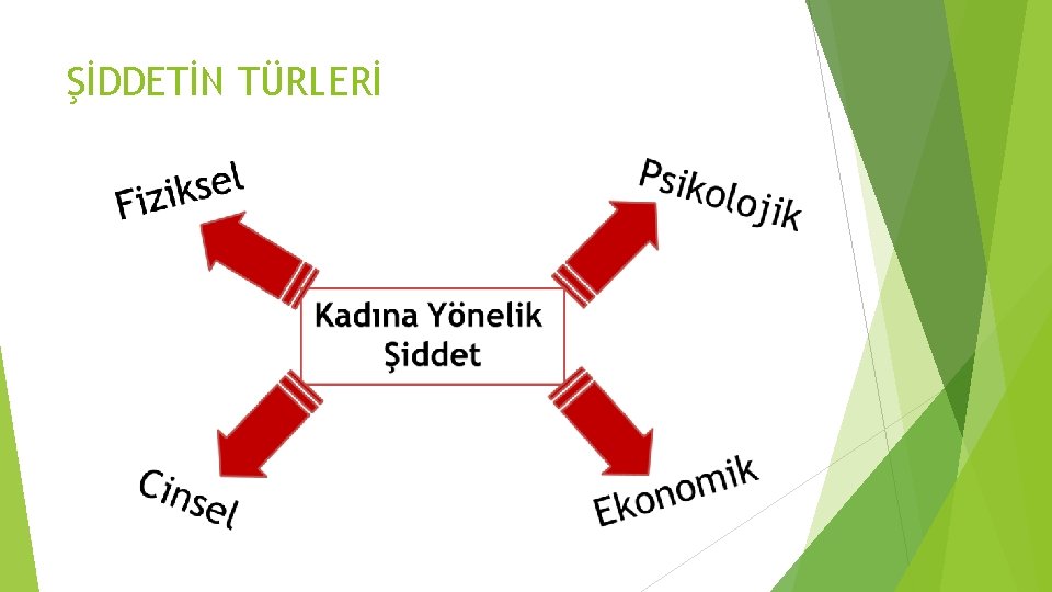 ŞİDDETİN TÜRLERİ 