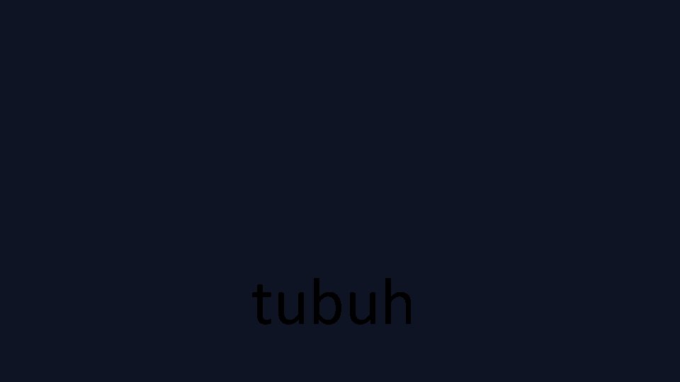 tubuh 