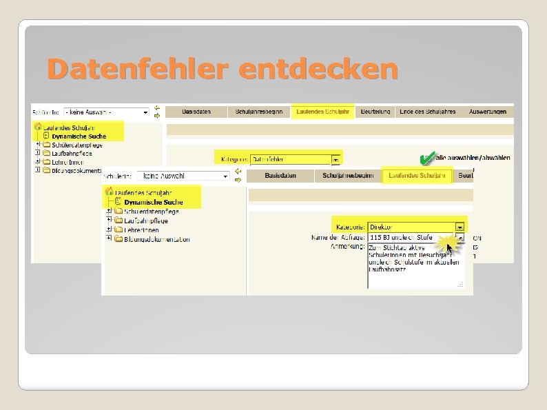 Datenfehler entdecken 