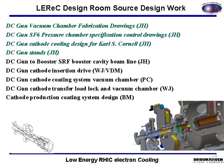 LERe. C Design Room Source Design Work DC Gun Vacuum Chamber Fabrication Drawings (JH)