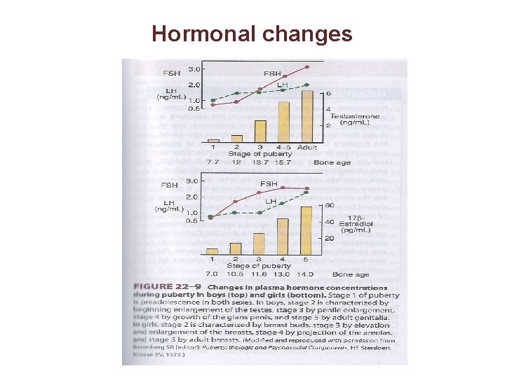 Hormonal changes 