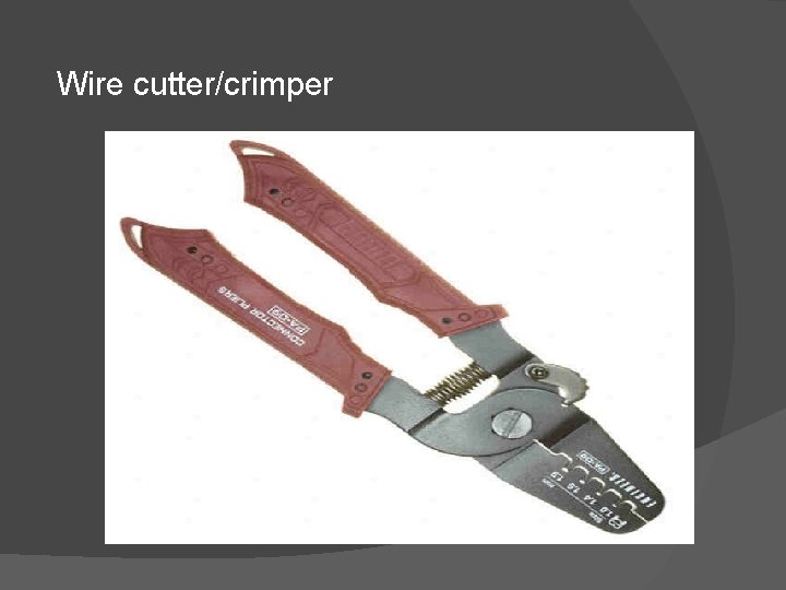 Wire cutter/crimper 